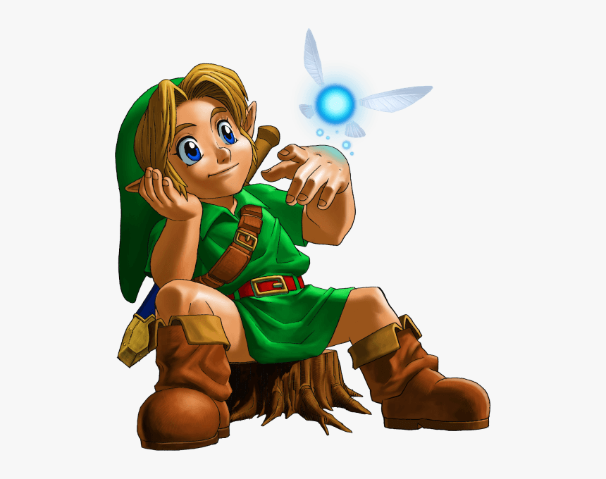 Link Zelda Ocarina Of Time, HD Png Download