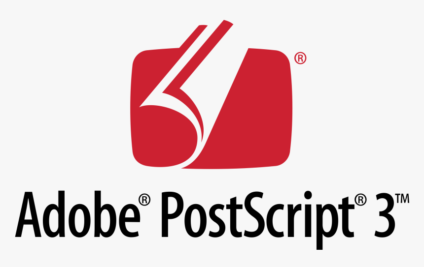 Adobe Postscript 3 Logo Png Transparent - Adobe, Png Download