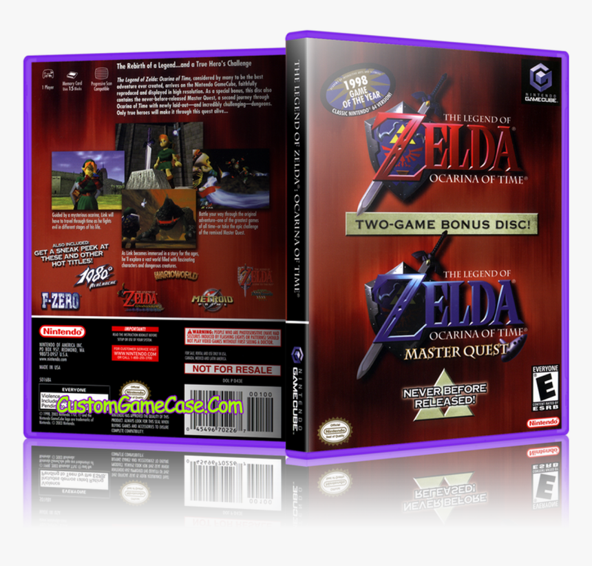 The Legend Of Zelda Ocarina Of Time - Zelda Ocarina Of Time And Master Quest, HD Png Download
