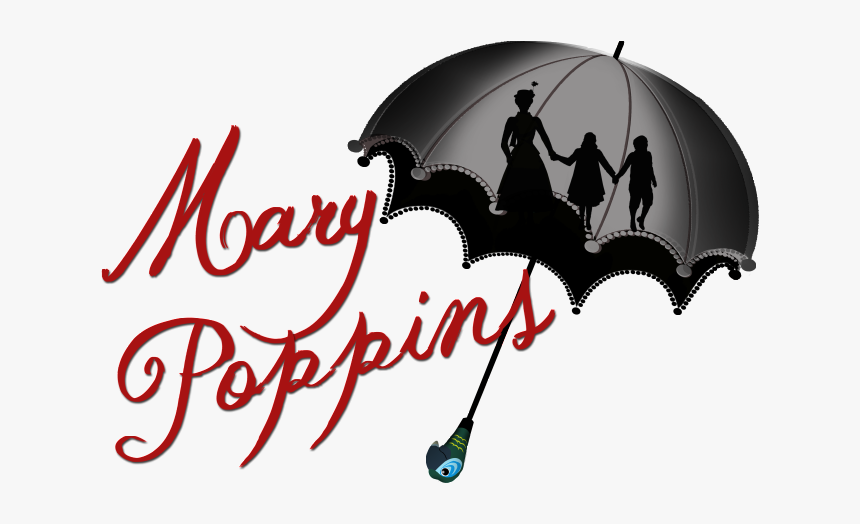 Mary Poppins Logo Fiddler On The Roof Drawing Musical - Mary Poppins Umbrealla Clip Art, HD Png Download
