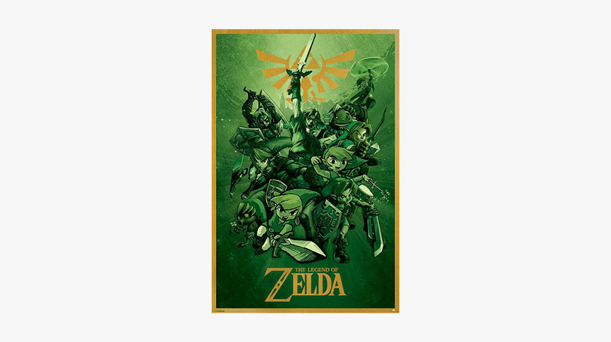 Legend Of Zelda Wall Poster, HD Png Download