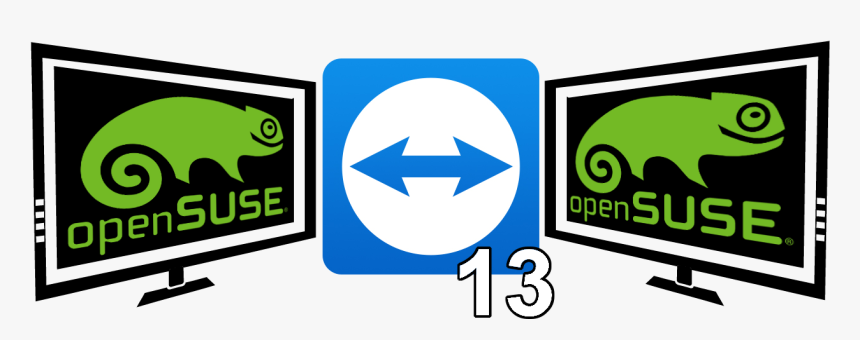 Opensuse Teamviewer 13 Angle - Computer Monitor, HD Png Download