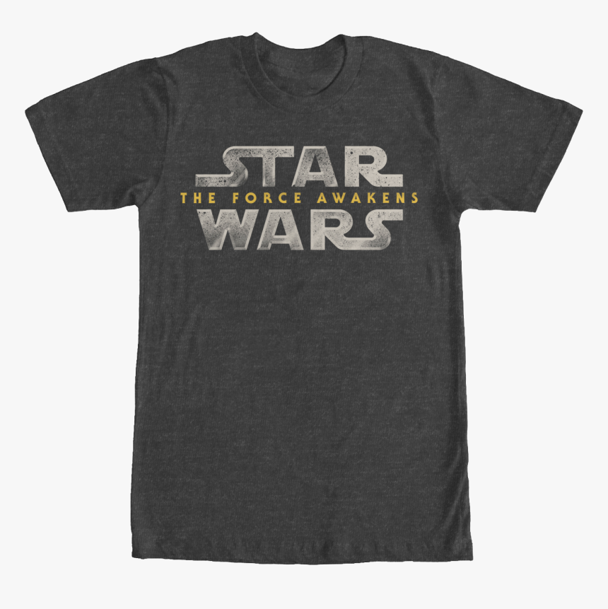 Mens Star Wars Force Awakens Logo T-shirt - Star Wars Themed School Shirts, HD Png Download