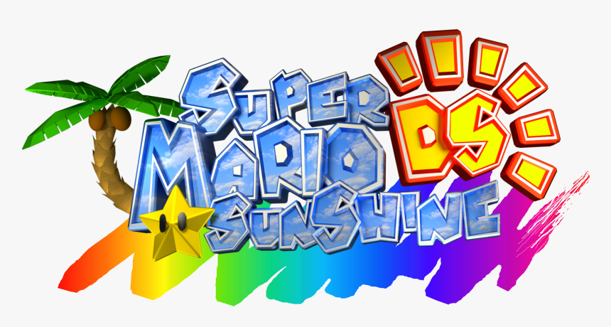 Super Mario Sunshine Is Being Unofficially Ported To - Mario Sunshine Logo Png, Transparent Png