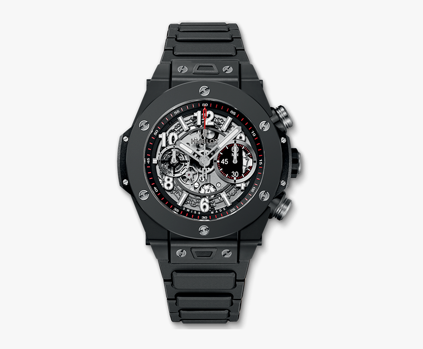Hublot Big Bang Unico Black Magic Bracelet, H411ci1170ci - Hublot 411 Ci 1170 Rx, HD Png Download