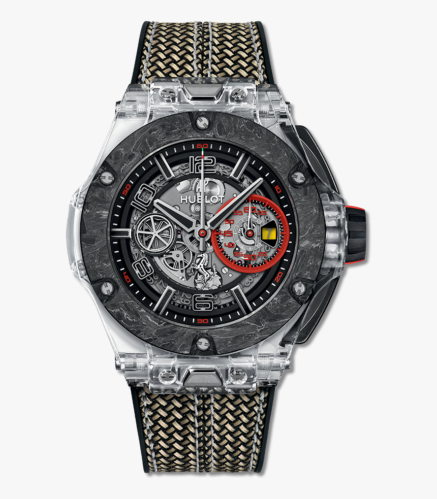 Hublot Scuderia Ferrari 90th Anniversary Polished Sapphire - Hublot Big Bang Scuderia Ferrari 90th Anniversary, HD Png Download