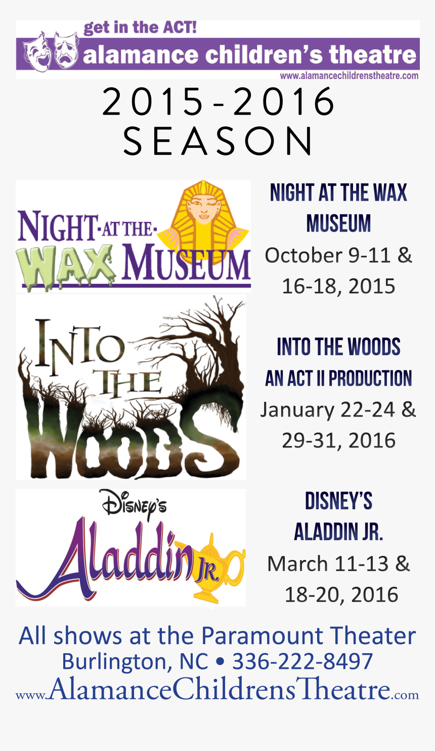 Playbill Children's Theater, HD Png Download