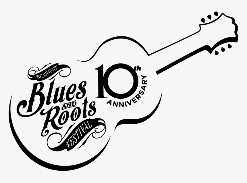 Beaumont Blues 10th Anniversary Logo - Blues Logo, HD Png Download