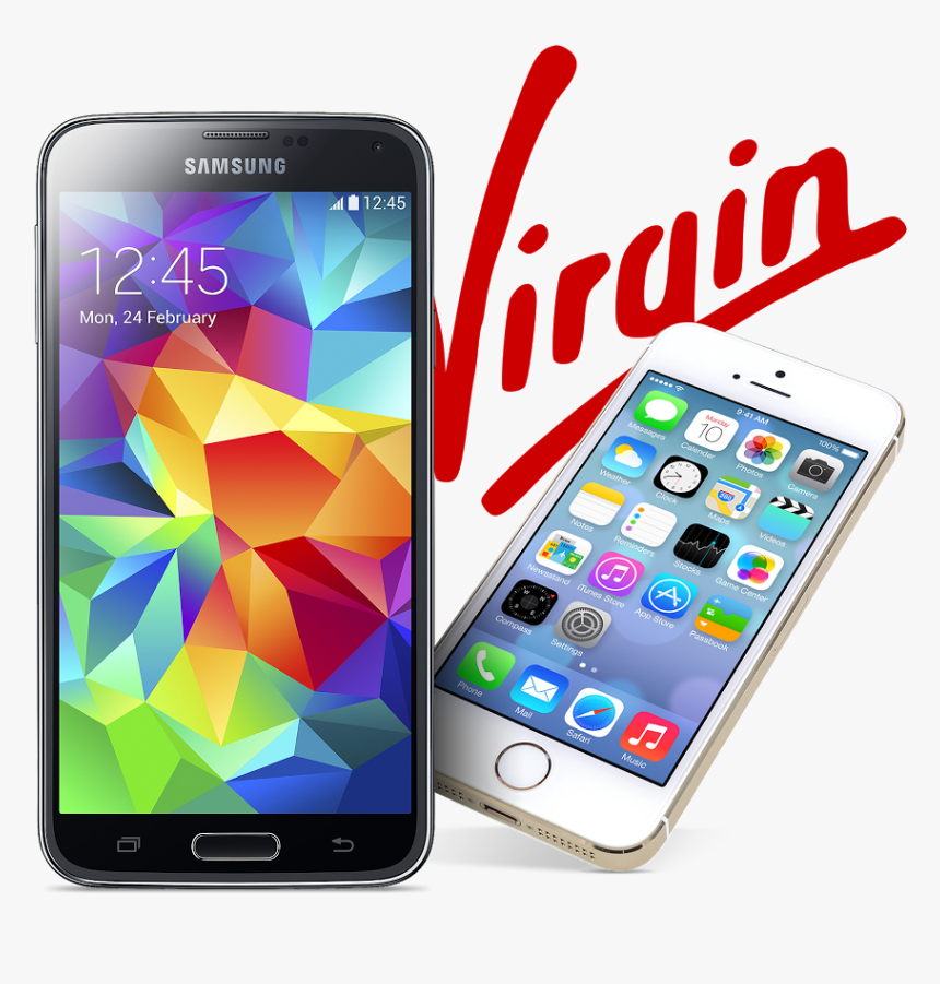Virgin Mobile - Galaxy S 5, HD Png Download