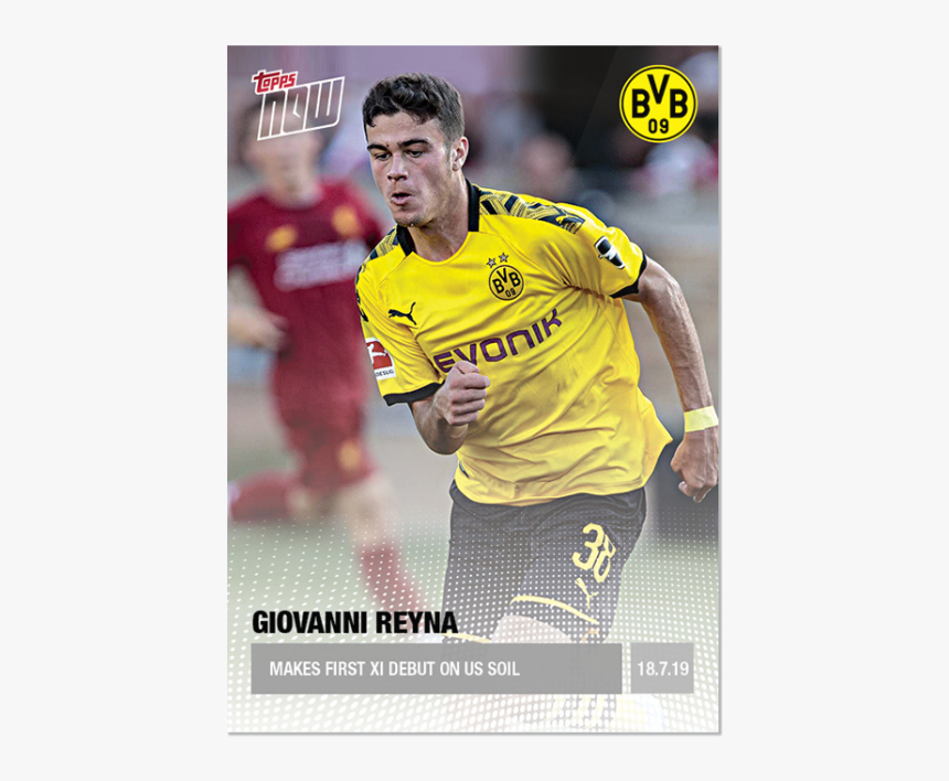 Topps Now® Card Bvb05 - Giovanni Reyna Borussia Dortmund, HD Png Download