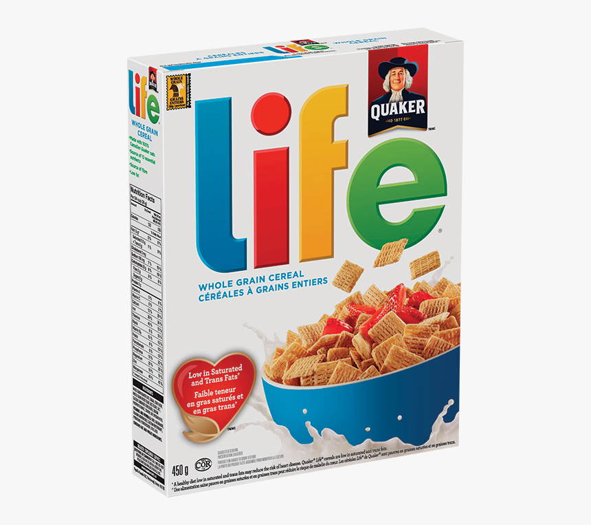 Quaker® Life® Original Cereal - Quaker Oats Life Cereal, HD Png Download