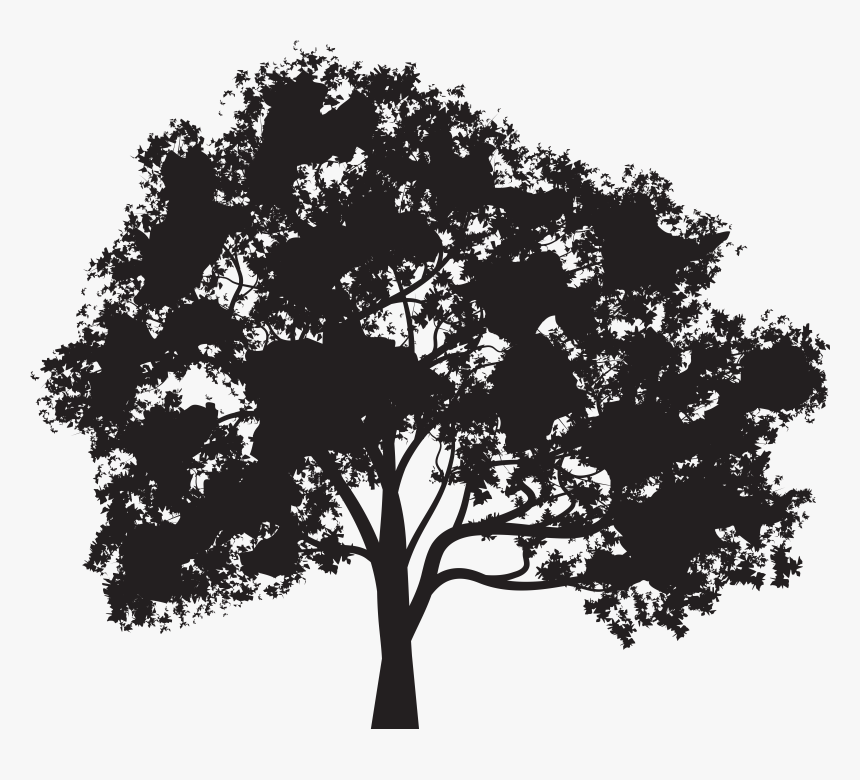 Tree Silhouette Clip Art, HD Png Download
