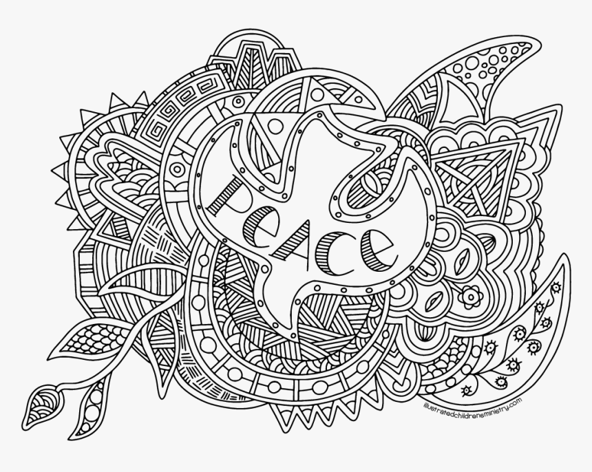 Nativity Coloring Pages For Preschool, Free Advent - Advent Adult Coloring Pages, HD Png Download