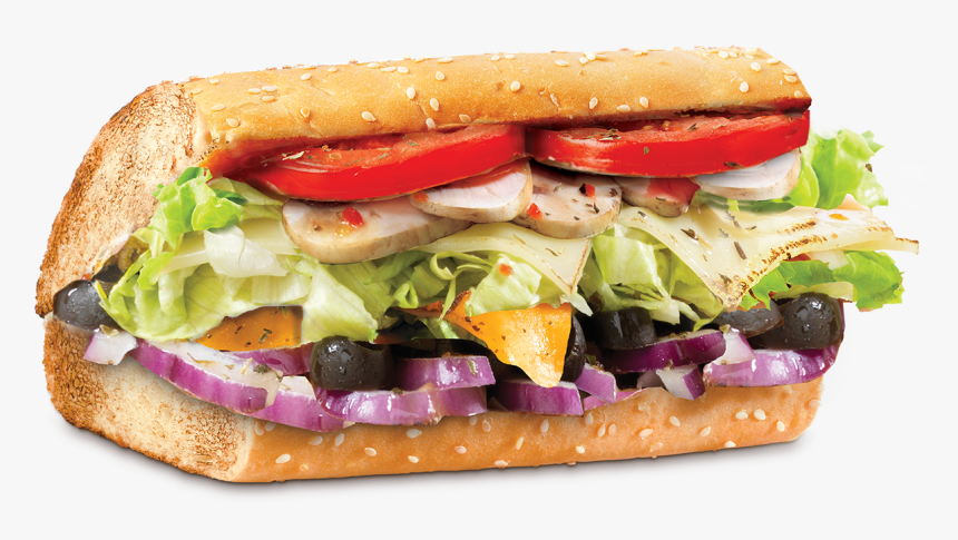 Submarine Sandwich Vegetarian Cuisine Guacamole Veggie - Veg Sub Sandwich Png, Transparent Png