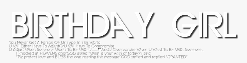 Birthday Girl Png, Transparent Png