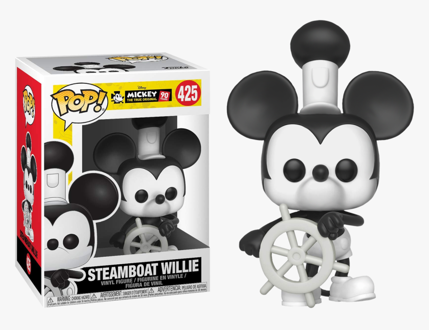 Speelgoed En Spellen Funko Pop Steamboat Willie Mickey - Mickey Mouse Steamboat Willie Funko Pop, HD Png Download