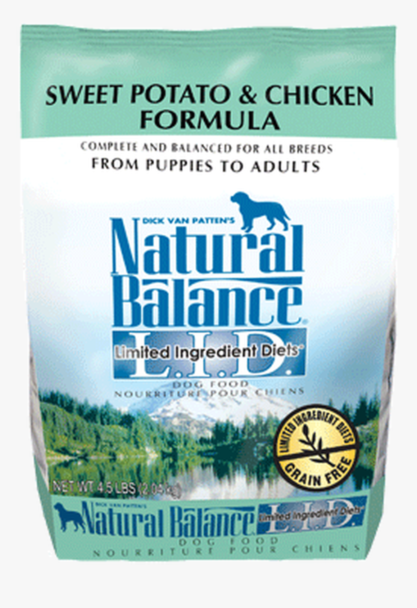 Natural Balance Lid Sweet Potato & Chicken Dry Dog - Natural Balance Dog Food, HD Png Download