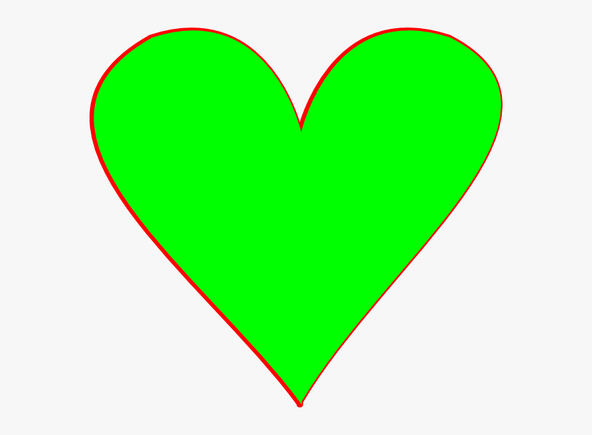 Green Hearts Svg Clip Arts Heart Shape Color Green, HD Png Download , Transparent Png Image