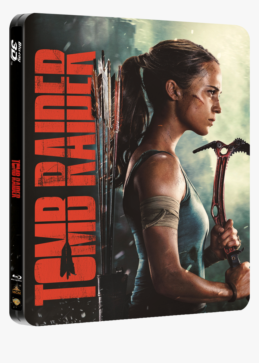 Alicia Vikander Tomb Raider Poster, HD Png Download