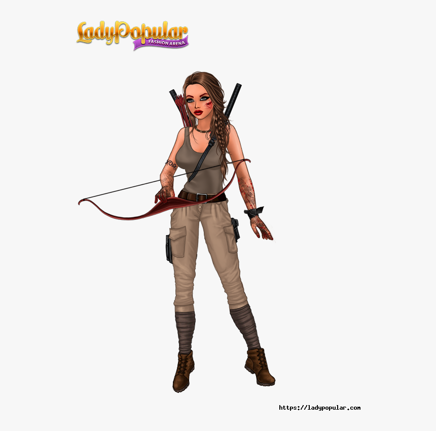 Lady Popular Wonder Woman, HD Png Download