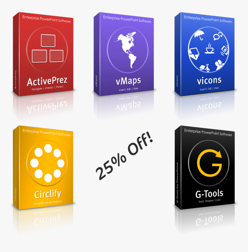 25 Percent Off Powerpoint Add-ins - Graphic Design, HD Png Download