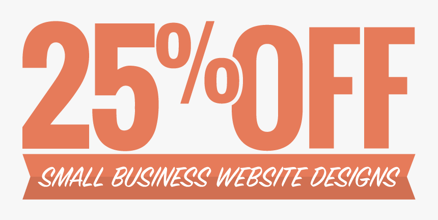 25% Off Small Business Website Designs - Poster, HD Png Download