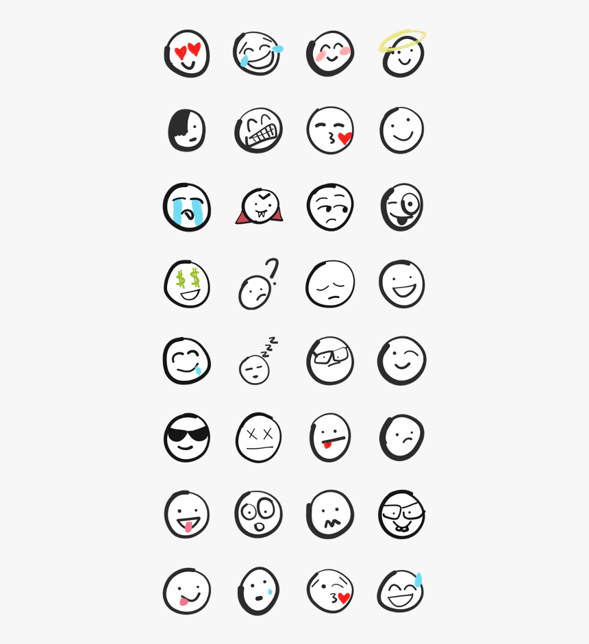 Funny Weird Smiley Sticker - Circle, HD Png Download