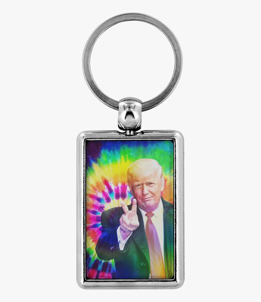 Trump Tie Dye Keychain - Keychain, HD Png Download