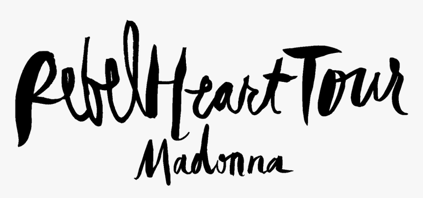 Rebel Heart Tour Logo - Madonna Rebel Heart Tipografia, HD Png Download