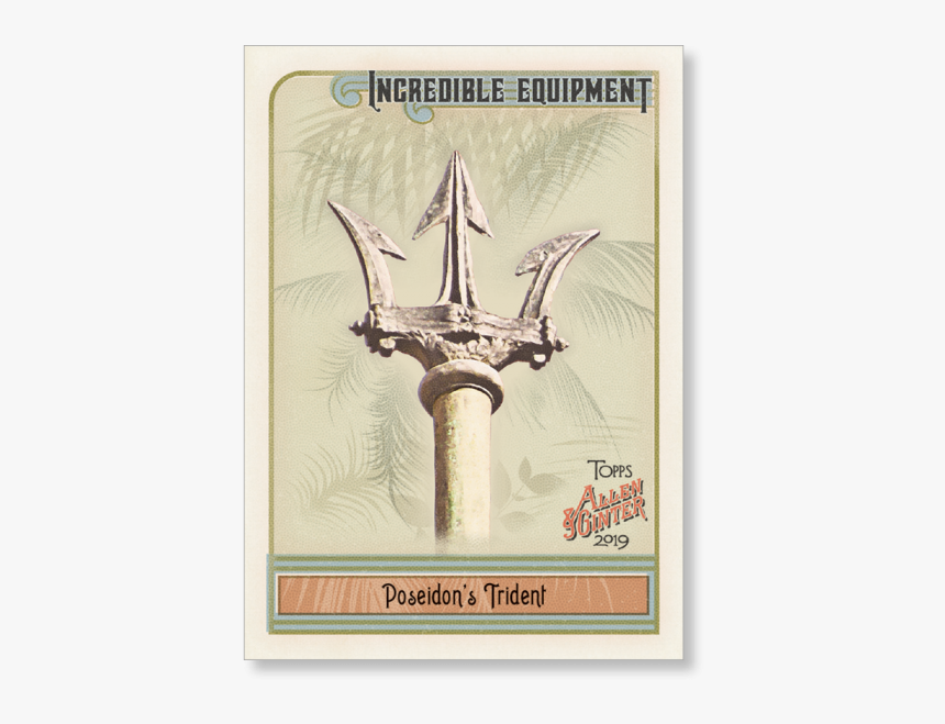 Poseidon S Trident 2019 Topps Allen & Ginter Oversized - Illustration, HD Png Download