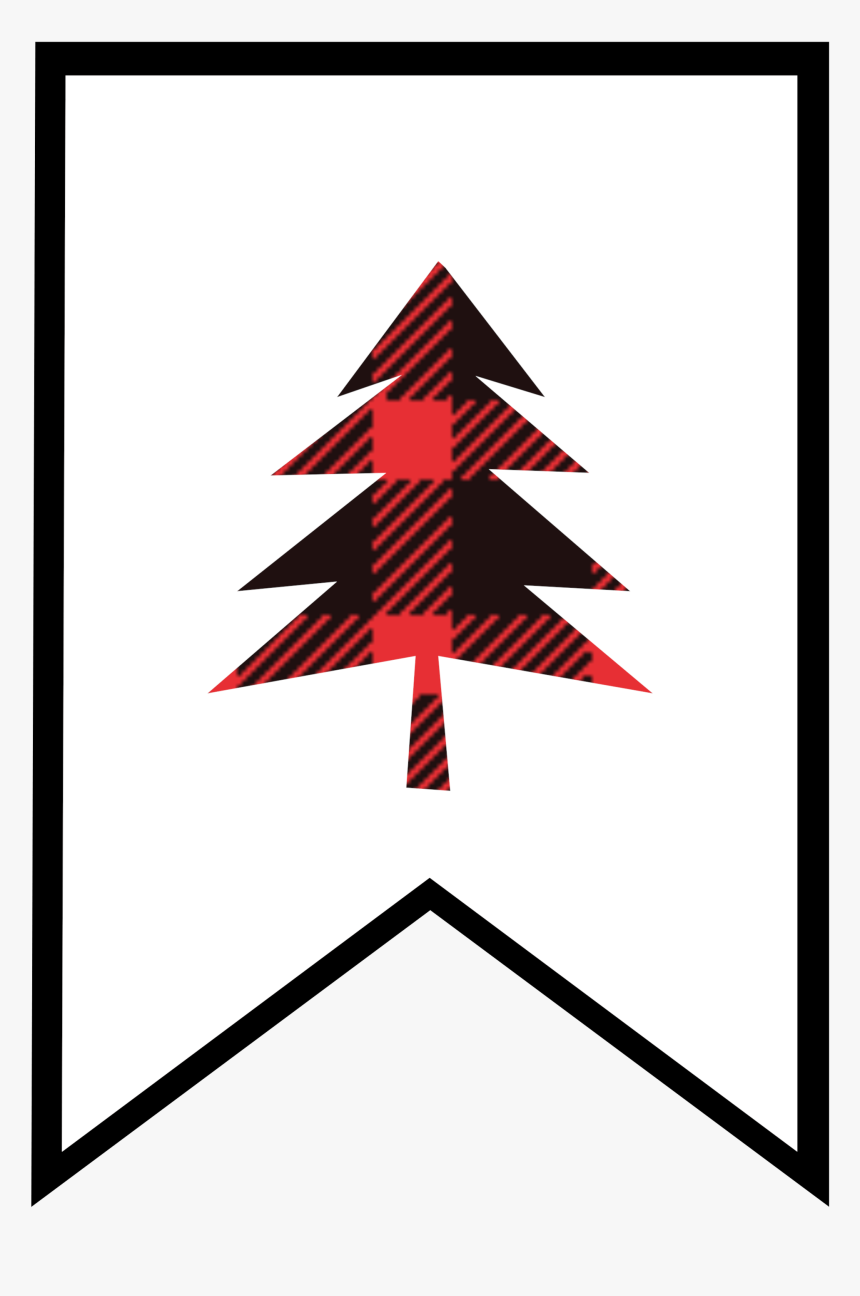 Free Printable Buffalo Plaid Letters, HD Png Download