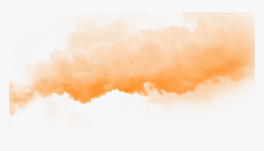 Orange Smoke Png Hd , Png Download - Watercolor Paint, Transparent Png