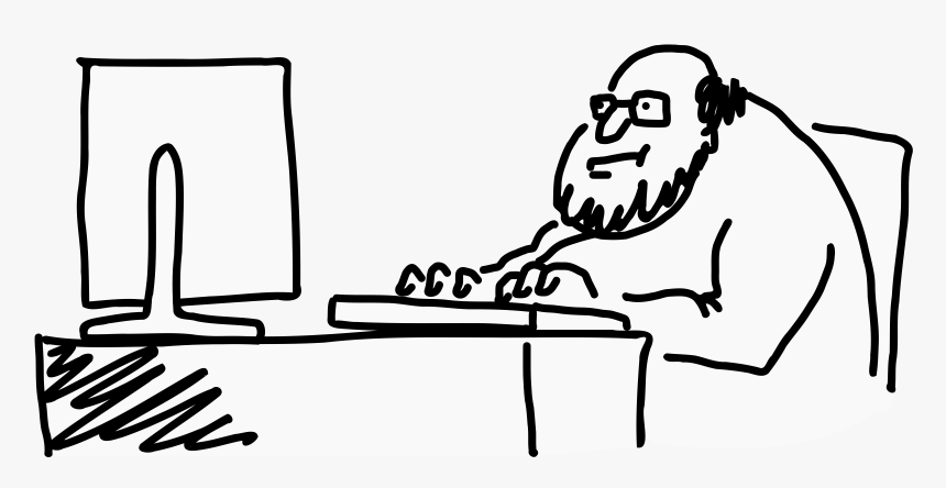 Nerd Clipart Parental Advisory - Computer Geek Clipart, HD Png Download