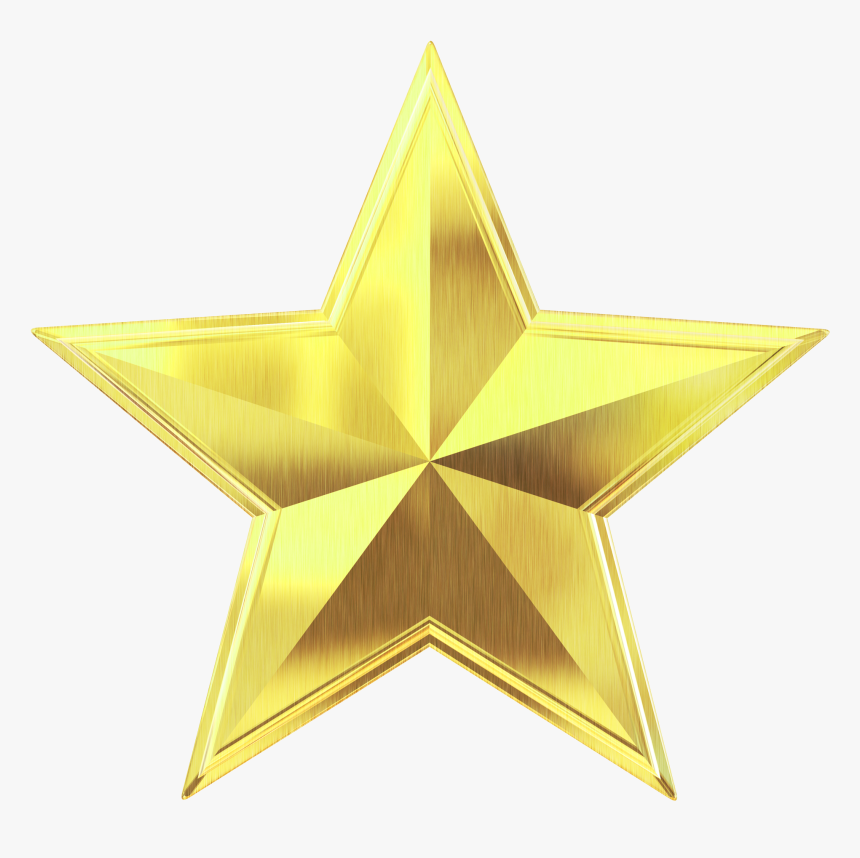 Gold Star Transparent Png, Png Download