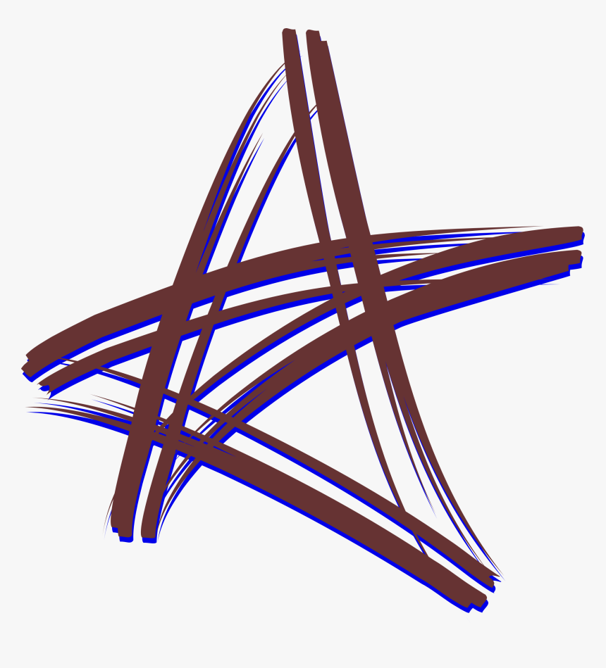 Artistic Star Clip Arts - Star Brush Png, Transparent Png
