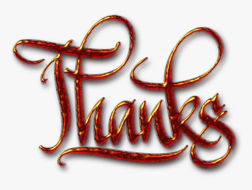 Logo,text,youtube - Clip Art Thanks, HD Png Download