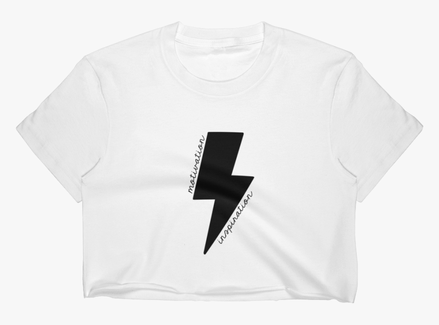 Black Lightning Bolt Motivation - Active Shirt, HD Png Download