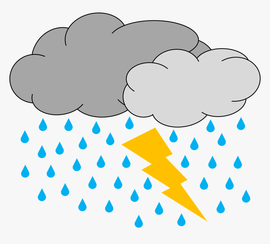 Thunderstorm Clip Art, HD Png Download
