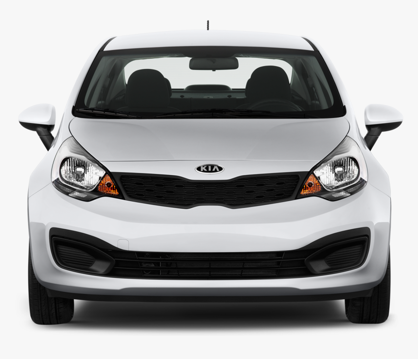 Kia Car Png Transparent Image - Kia Rio 2017 Front, Png Download