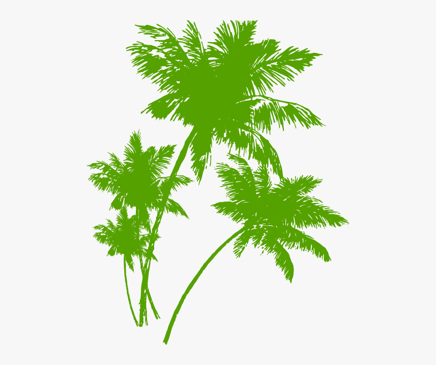 Transparent House For Sale Clipart - Coconut Trees Silhouette Png, Png Download