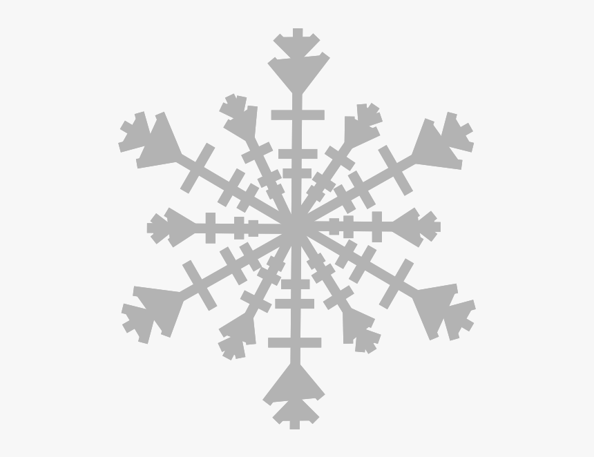 Snowflake Png Grey, Transparent Png
