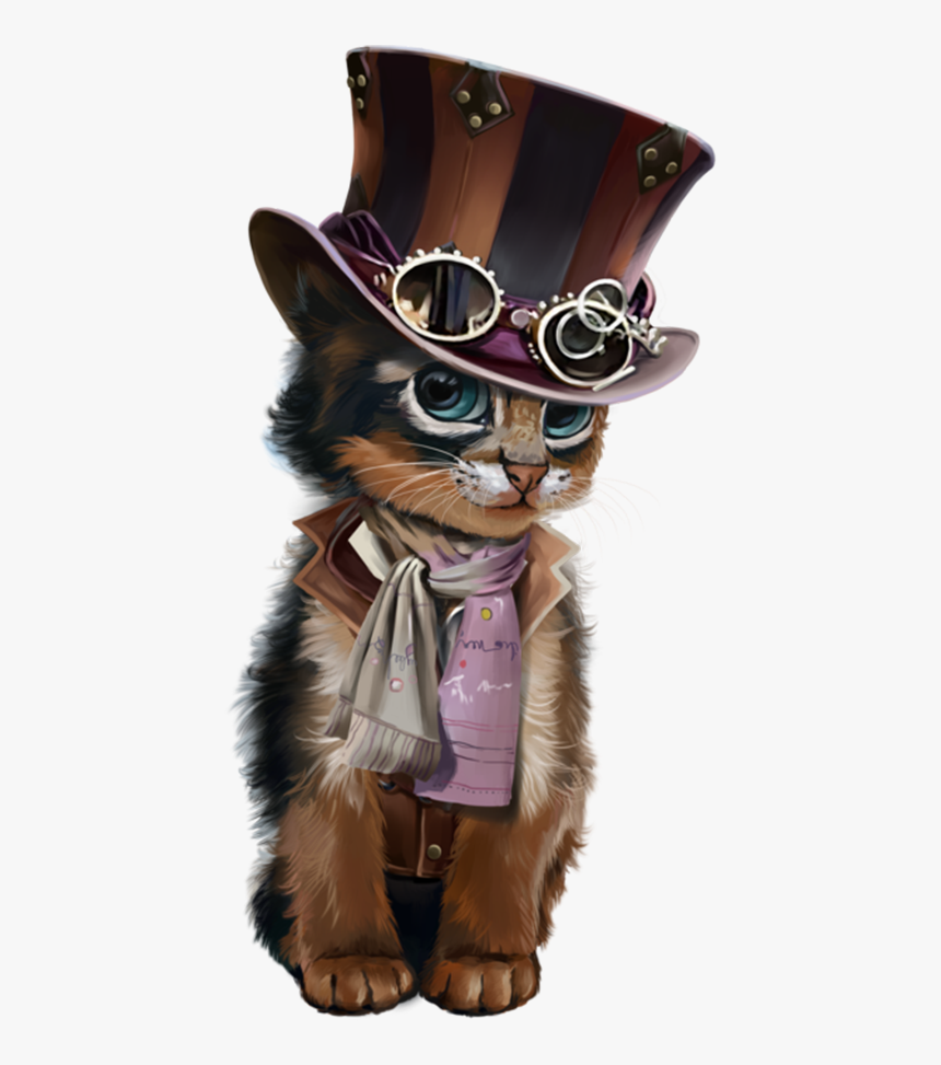 Steam Punk Cat, HD Png Download