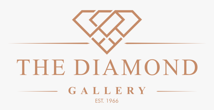 The Diamond Gallery - Rose Gold Diamond Logo, HD Png Download