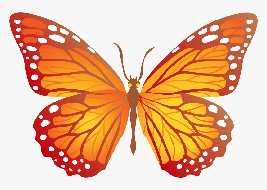 Butterfly Sticker Png - Monarch Butterfly T Shirts, Transparent Png