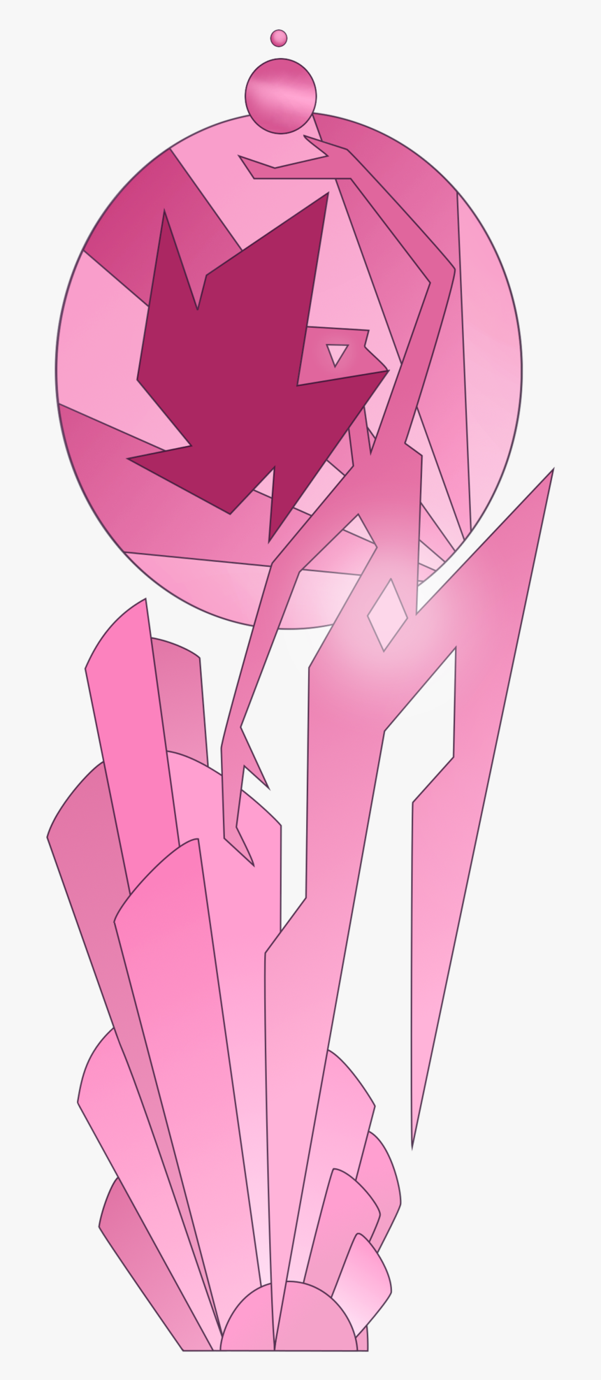 Pink Diamond Png - Steven Universe Diamond Base, Transparent Png