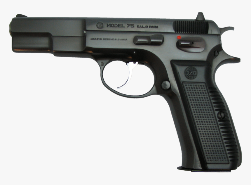 Model 75 Hand Gun Png Image - Cz 75 Png, Transparent Png