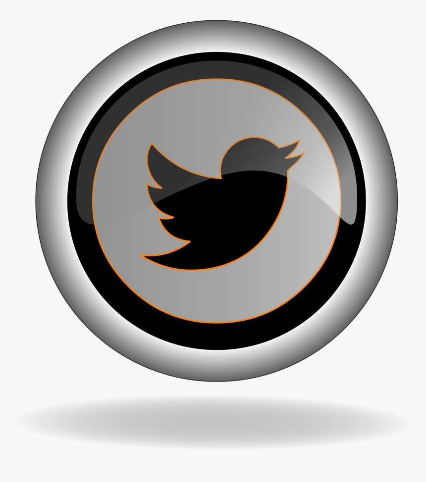 Twitter Black Bird Png, Transparent Png