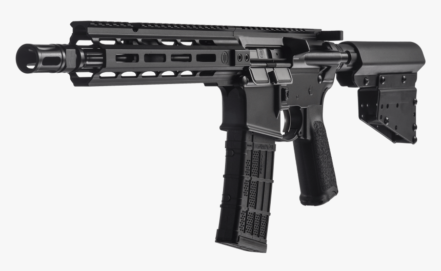 Machine Gun Transparent Png - Daniel Defense Ar 10, Png Download