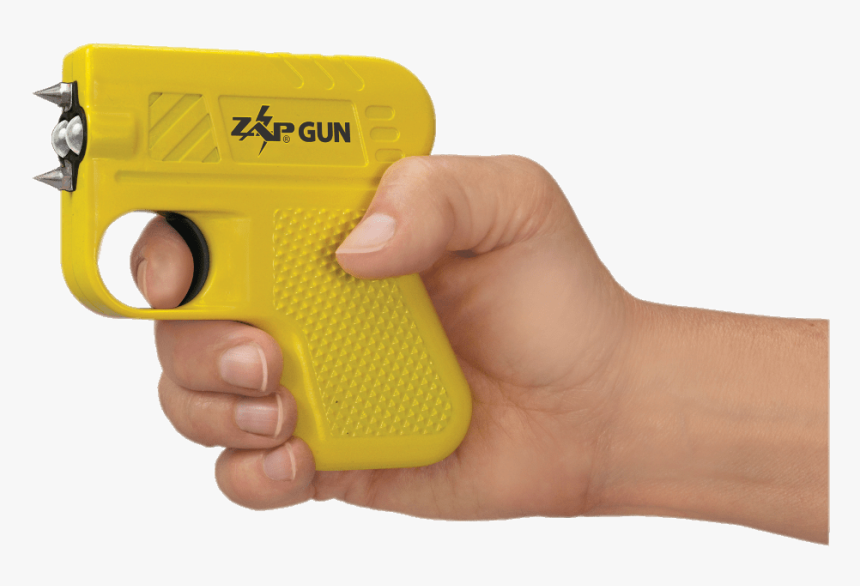 Zap Gun Stun Gun In Hand - Zap Gun, HD Png Download