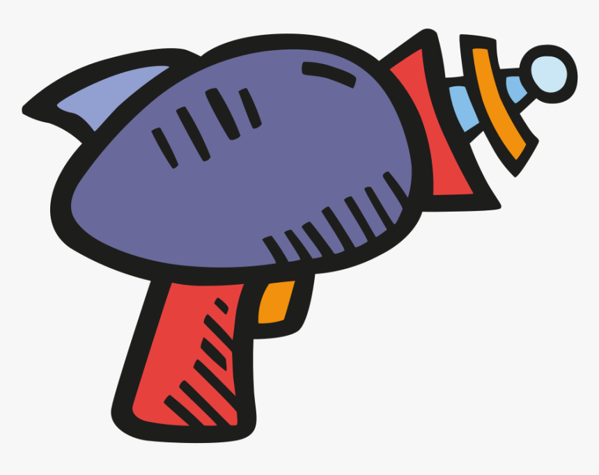 Laser Gun Icon - Cartoon Laser Gun Transparent, HD Png Download